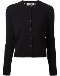 Valentino Floral Lace Panel Cardigan