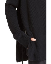 Helmut Lang Wool Cashmere Belted Wrap Cardigan