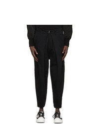 Julius Black Adjustable Zip Cargo Pants