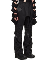 Aenrmòus Black Articulated Disintegrable Trousers