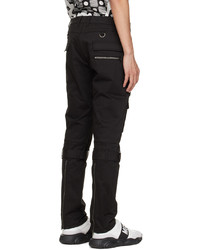Moschino Black Cargo Pants