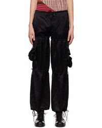 Anna Sui Black Cargo Pants