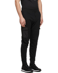 Ps By Paul Smith Black Cargo Pocket Lounge Pants