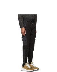 Dolce and Gabbana Black Cargo Trousers