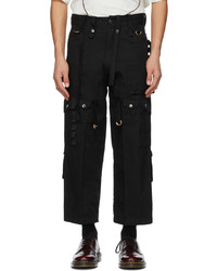 Youths in Balaclava Black Cargo Trousers