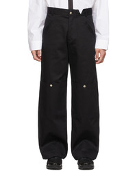 Spencer Badu Black Cotton Cargo Pants
