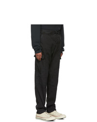 Reese Cooper®  Black Cotton Twill Cargo Pants