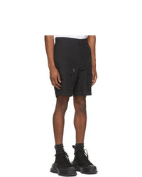Juun.J Black Detachable Knee Cargo Pants
