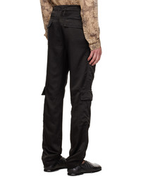 Dries Van Noten Black Four Pocket Cargo Pants