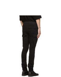 Rick Owens Black Jog Cargo Pants