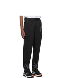 Polythene* Optics Black Nail Cargo Pants