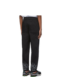 Polythene* Optics Black Nail Cargo Pants