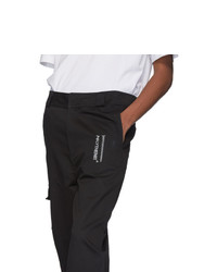 Polythene* Optics Black Nail Cargo Pants