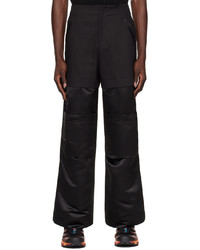 Spencer Badu Black Paneled Cargo Pants