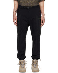 White Mountaineering Black Recycled Polyester Cargo Pants