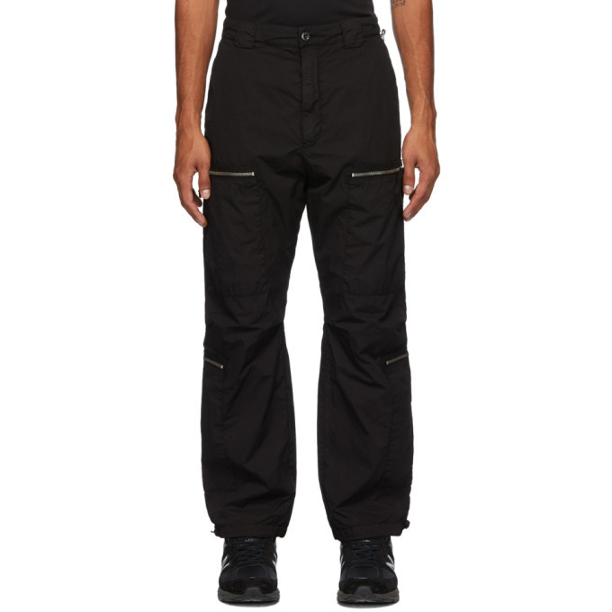C.P. Company Black Taffeta Cargo Pants, $400 | SSENSE | Lookastic