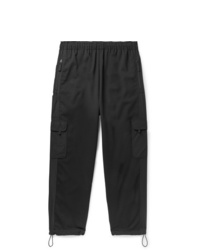 McQ Alexander McQueen Black Tech Wool Blend Cargo Trousers