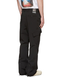 Wooyoungmi Black Twill Cargo Pants
