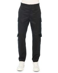 Alexander McQueen Cargo Pants With Velvet Flaps Black