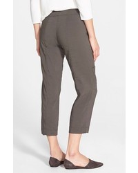 Eileen Fisher Crop Linen Blend Cargo Pants