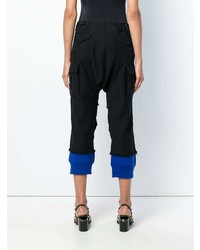 R13 Cropped Cargo Trousers