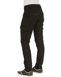 J Brand Jeans Trooper Cargo Twill Pants Black
