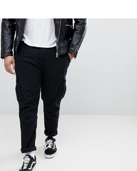 Duke King Size Cargo Trousers In Tapered Fit With Stretch