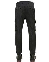 Kris Van Assche Tapered Wool Flannel Chino Trousers
