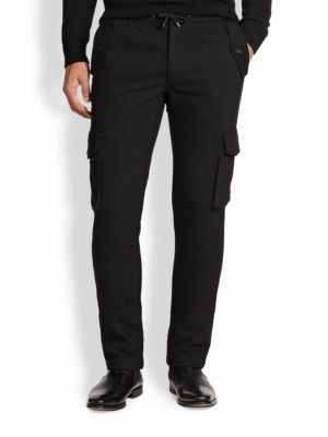 Michael Kors Michl Kors Stretch Wool Cargo Pants, $295 | Saks Fifth Avenue  | Lookastic