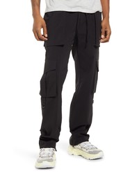 PROFOUND Straight Leg Cargo Pants In Black At Nordstrom