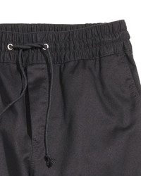 H&M Twill Cargo Pants Black
