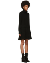 Chloé Black Cashmere Turtleneck Dress