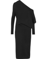 Black Cashmere Midi Dress