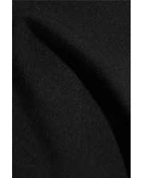 Tom Ford One Shoulder Cashmere And Silk Blend Midi Dress Black