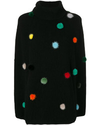 Fendi Cashmere Sweater With Pompoms