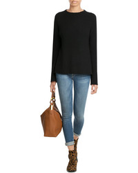 Helmut Lang Cotton Cashmere Pullover With Open Back