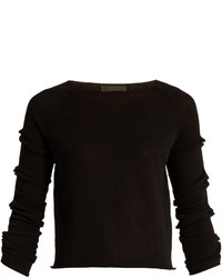 The Row Jian Bow Sleeved Cashmere Sweater