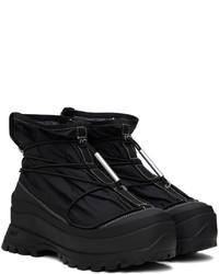Vein Black Covered Boots
