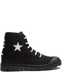 Givenchy Olympus Star Print Canvas Boots