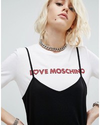 Love Moschino 2 In 1 Logo T Shirt And Cami Dress