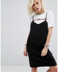 Love Moschino 2 In 1 Logo T Shirt And Cami Dress