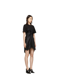 Alexander Wang Black Cinched T Shirt Slip Dress