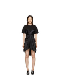 Alexander Wang Black Cinched T Shirt Slip Dress