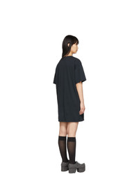 Raquel Allegra Black T Shirt Dress