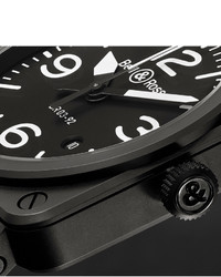 Bell & Ross Br 03 92 42mm Ceramic And Rubber Watch