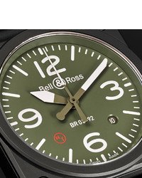 Bell & Ross Br 03 92 Military Type 42mm Ceramic And Rubber Watch