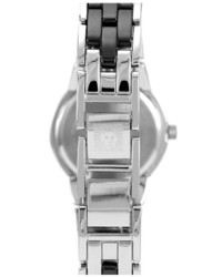 Anne Klein Crystal Ceramic Bracelet Watch 25mm