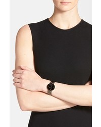 Anne Klein Diamond Dial Ceramic Bracelet Watch 33mm