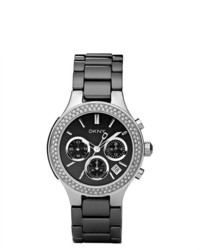 DKNY Black Ceramic Bracelet Watch