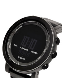 Suunto Essential Ceramic Stainless Steel And Leather Digital Watch